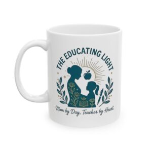 The Ending Light floral illustration Mug | ceramic coffee cup