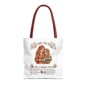 Like Mother Like Daughter tote bag | The Ultimate Mom illustration