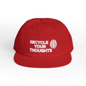 Surf Cap hat | Minimal white snapback cap, beach style