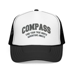 Compass Logo Trucker Hat | Find Your True North, Adventure Awaits