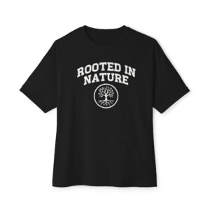 Rooted in Nature tree circle graphic Tee | Nature Lover T-Shirt