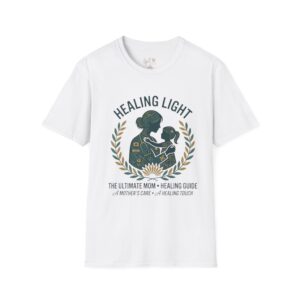 Healing Light Mom and Baby T-Shirt | Mother's Care Graphic Tee