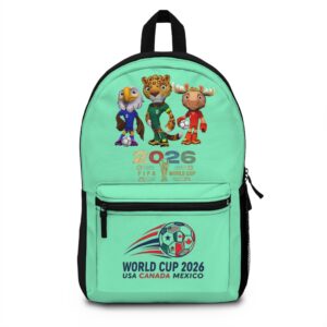 World Cup 2026 Mascot Characters Backpack | USA Canada Mexico Soccer
