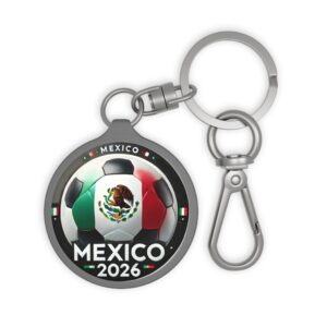 Mexico 2026 Soccer Ball Keyring Tag | World Cup Football Keychain