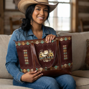 Boho Mom Handbag | Southwestern Pattern Tote Gift For Her