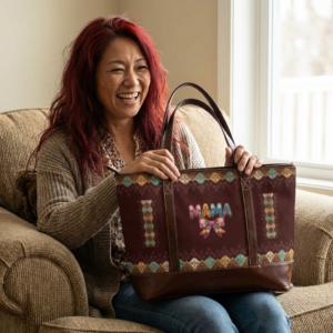 Boho Mama Handbag | Southwestern Pattern Tote Gift For Her