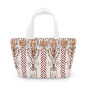 Boho Geometric Pattern Lunch Bag | Southwestern Aztec Print
