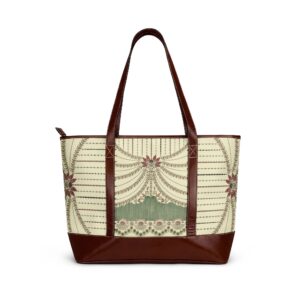 Victorian Lace Curtain Handbag | Vintage Floral Tote