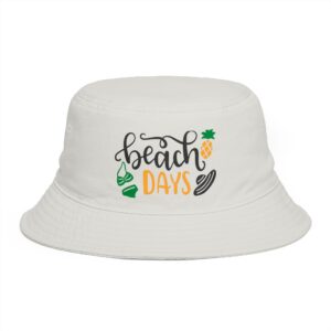 Beach Days Bucket Hat | Pineapple Seashell Summer Beachwear