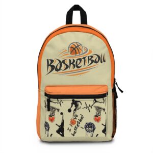 Basketball Graphic Backpack | Court Silhouettes, Hoop Doodles