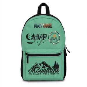 Mountains Are Calling Camp Life backpack | Nature Camping Outdoor Pack