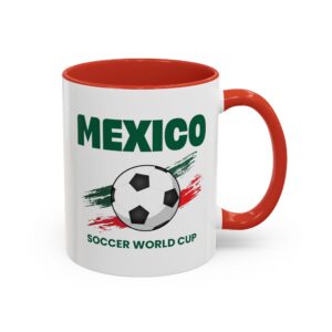 Mexico Soccer World Cup Soccer Ball Mug | Accent Coffee Mug