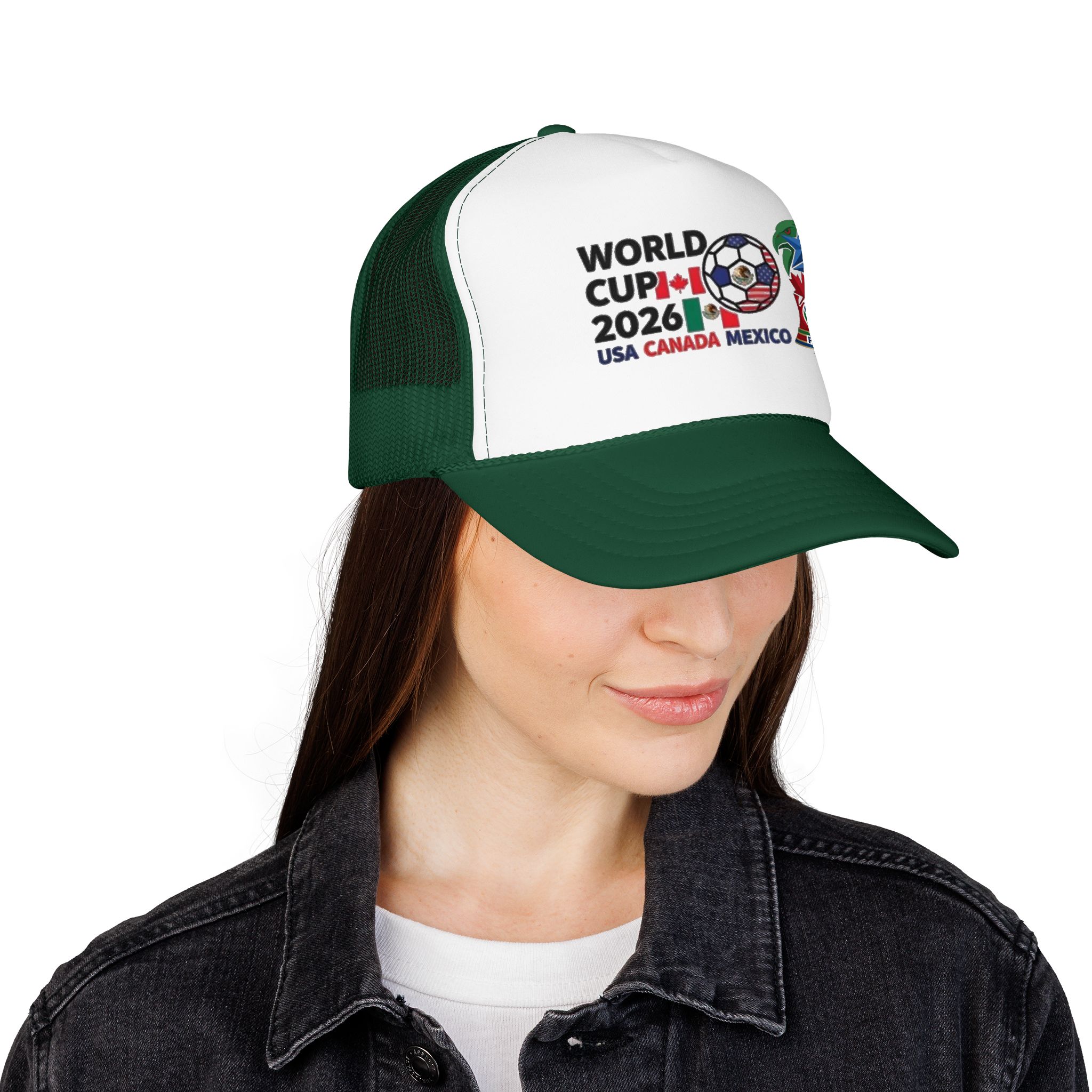 World Cup 2026 Soccer Logo Foam Trucker Hat | USA Canada Mexico - Görsel 20
