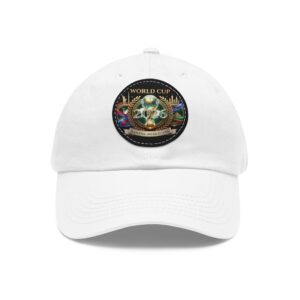 World Cup 2026 Soccer Ball Leather Patch Dad Hat | Round Patch Cap