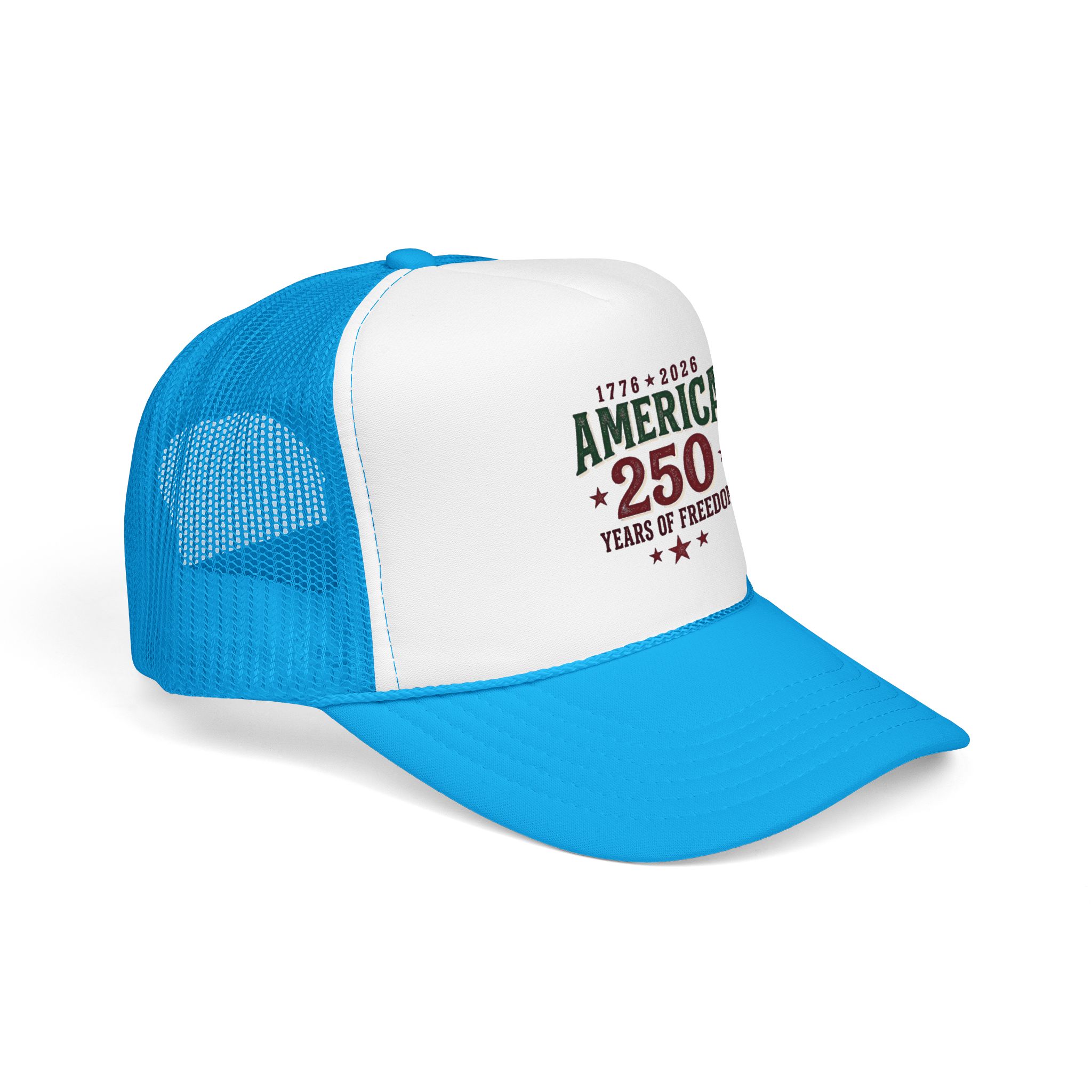 America 250 Foam Trucker Hat | Vintage Patriotic USA Celebration - Görsel 6