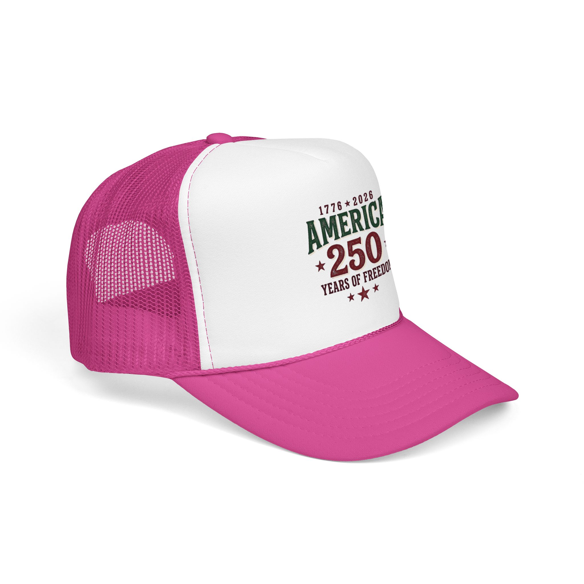 America 250 Foam Trucker Hat | Vintage Patriotic USA Celebration - Görsel 14