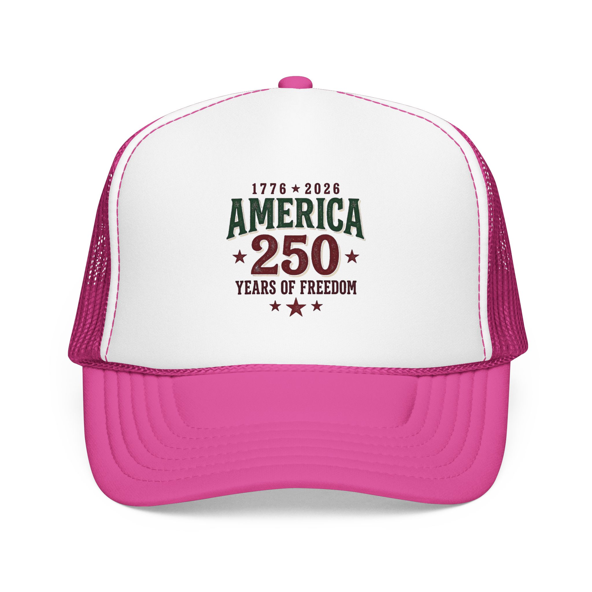 America 250 Foam Trucker Hat | Vintage Patriotic USA Celebration - Görsel 13