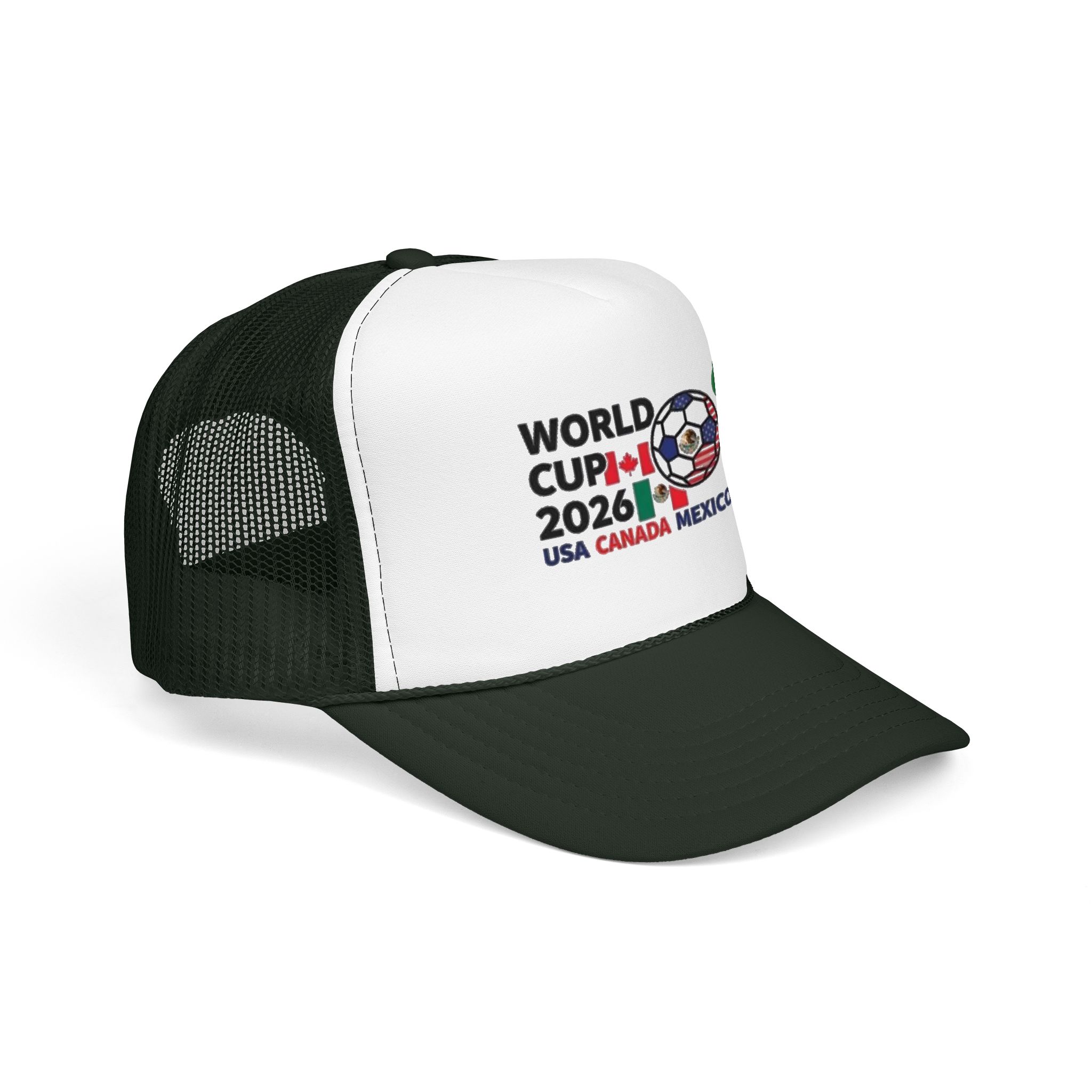 World Cup 2026 Soccer Logo Foam Trucker Hat | USA Canada Mexico - Görsel 10
