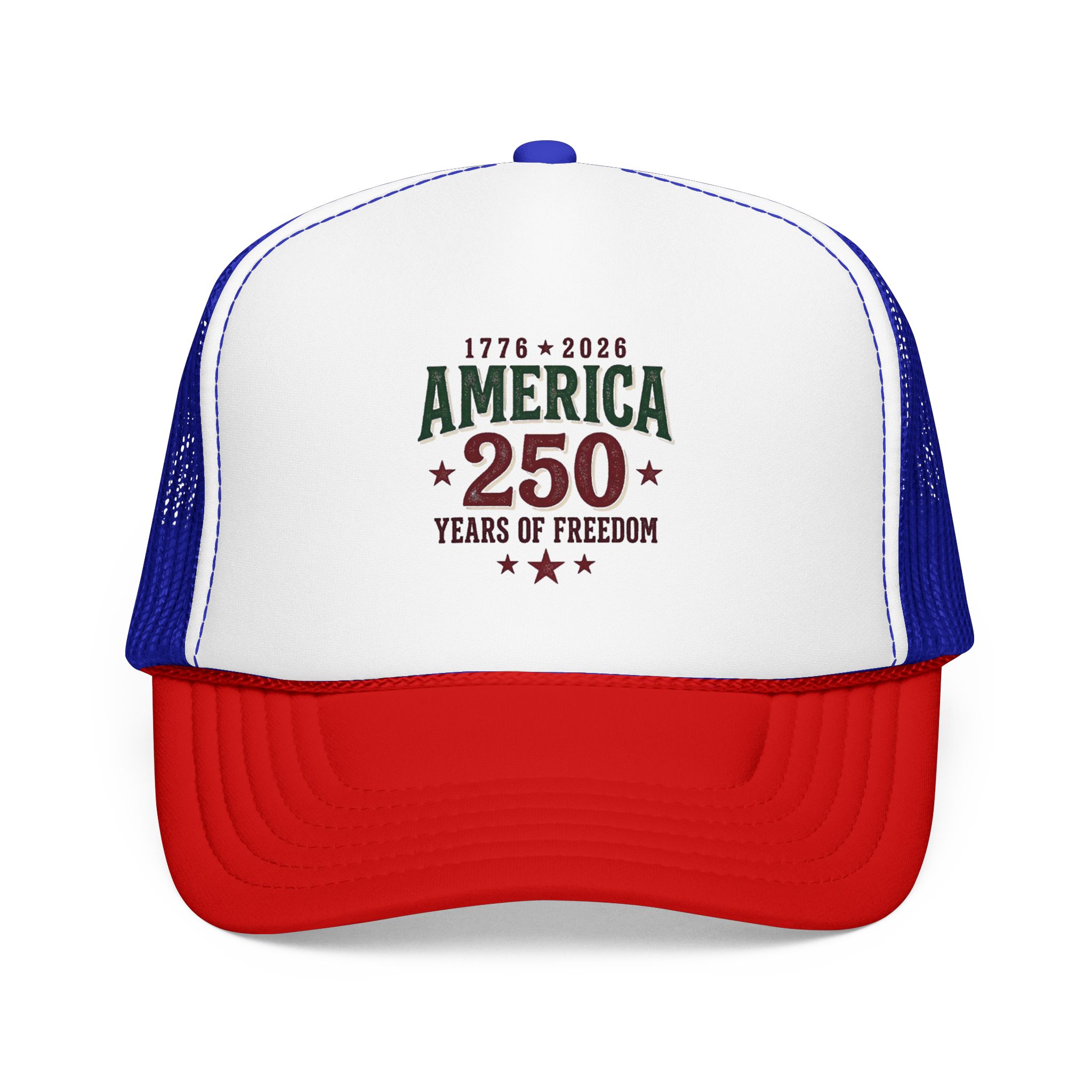 America 250 Foam Trucker Hat | Vintage Patriotic USA Celebration - Görsel 29