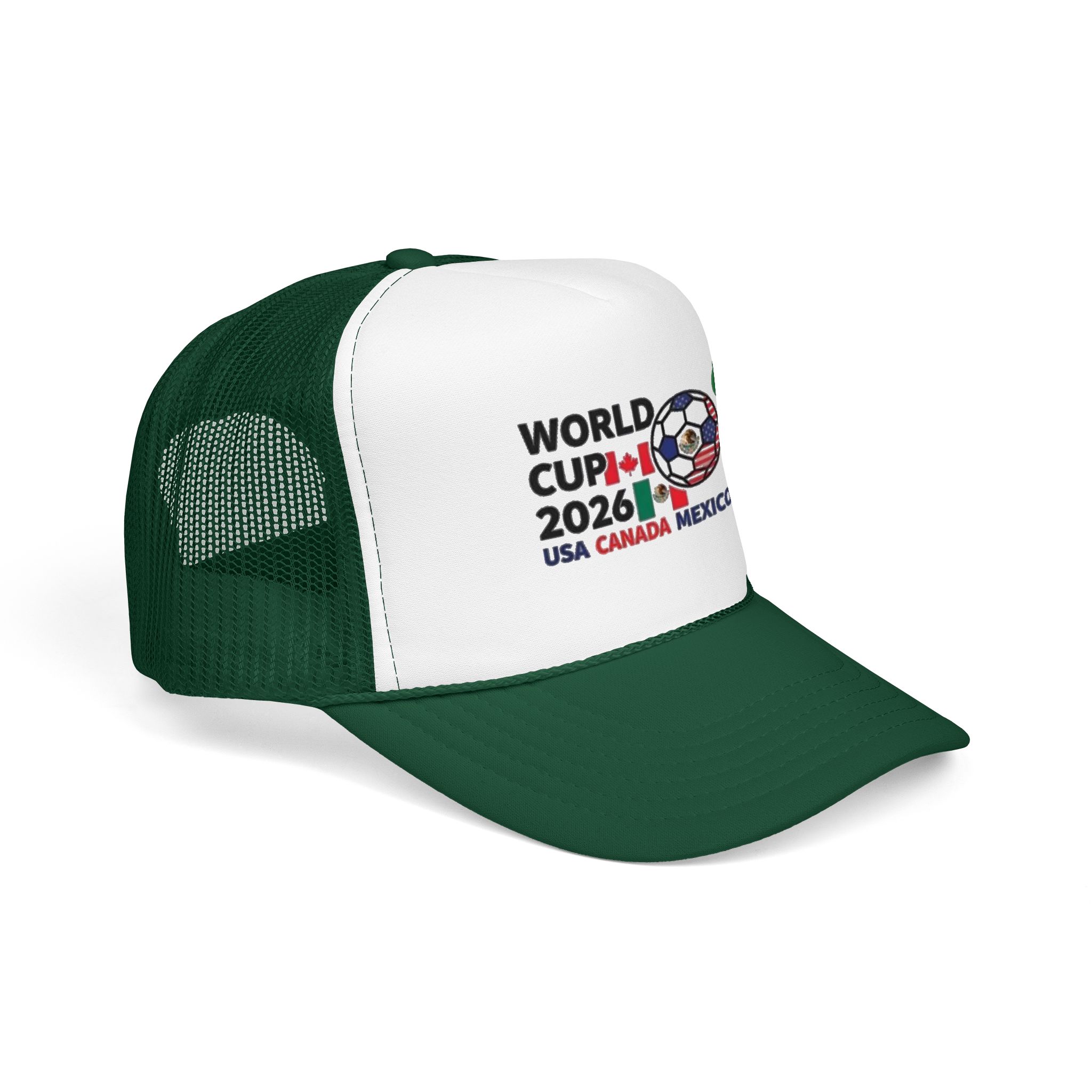 World Cup 2026 Soccer Logo Foam Trucker Hat | USA Canada Mexico - Görsel 18