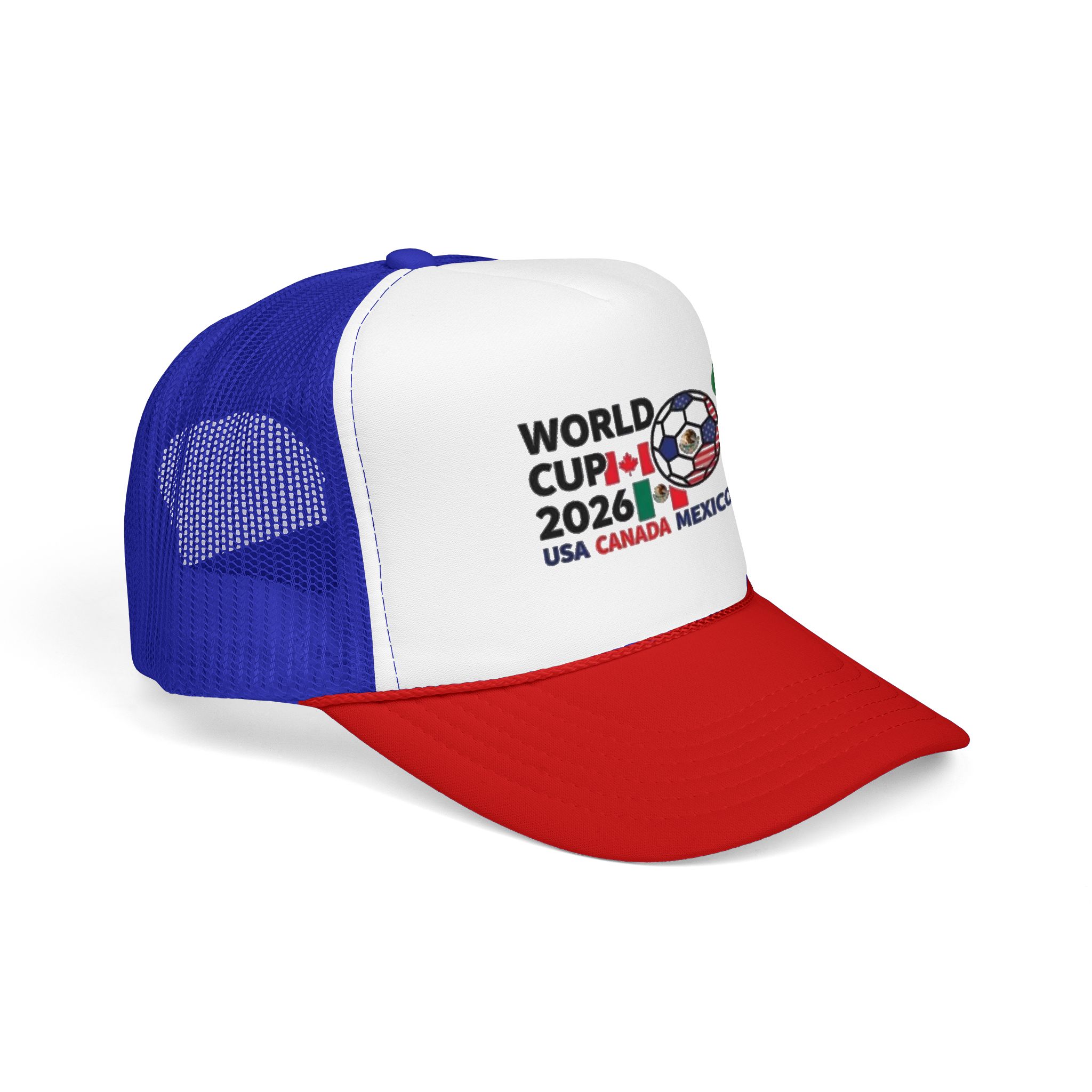 World Cup 2026 Soccer Logo Foam Trucker Hat | USA Canada Mexico - Görsel 30