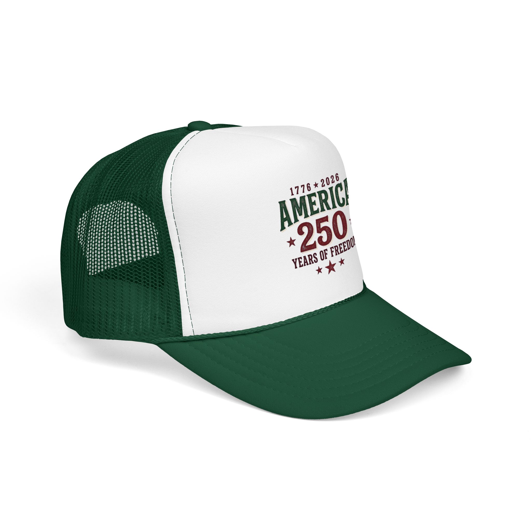 America 250 Foam Trucker Hat | Vintage Patriotic USA Celebration - Görsel 18