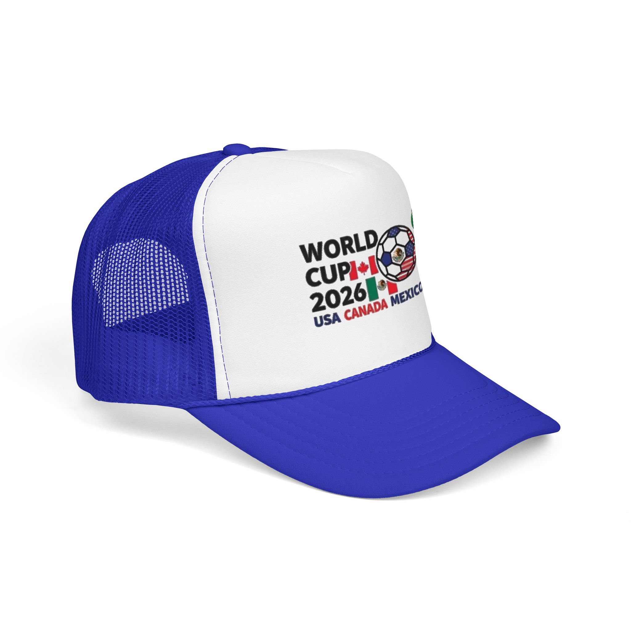 World Cup 2026 Soccer Logo Foam Trucker Hat | USA Canada Mexico - Görsel 34