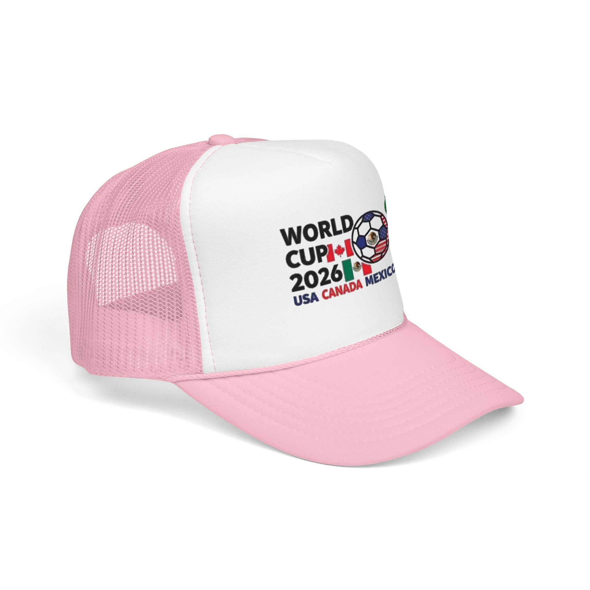 World Cup 2026 Soccer Logo Foam Trucker Hat | USA Canada Mexico - Görsel 22
