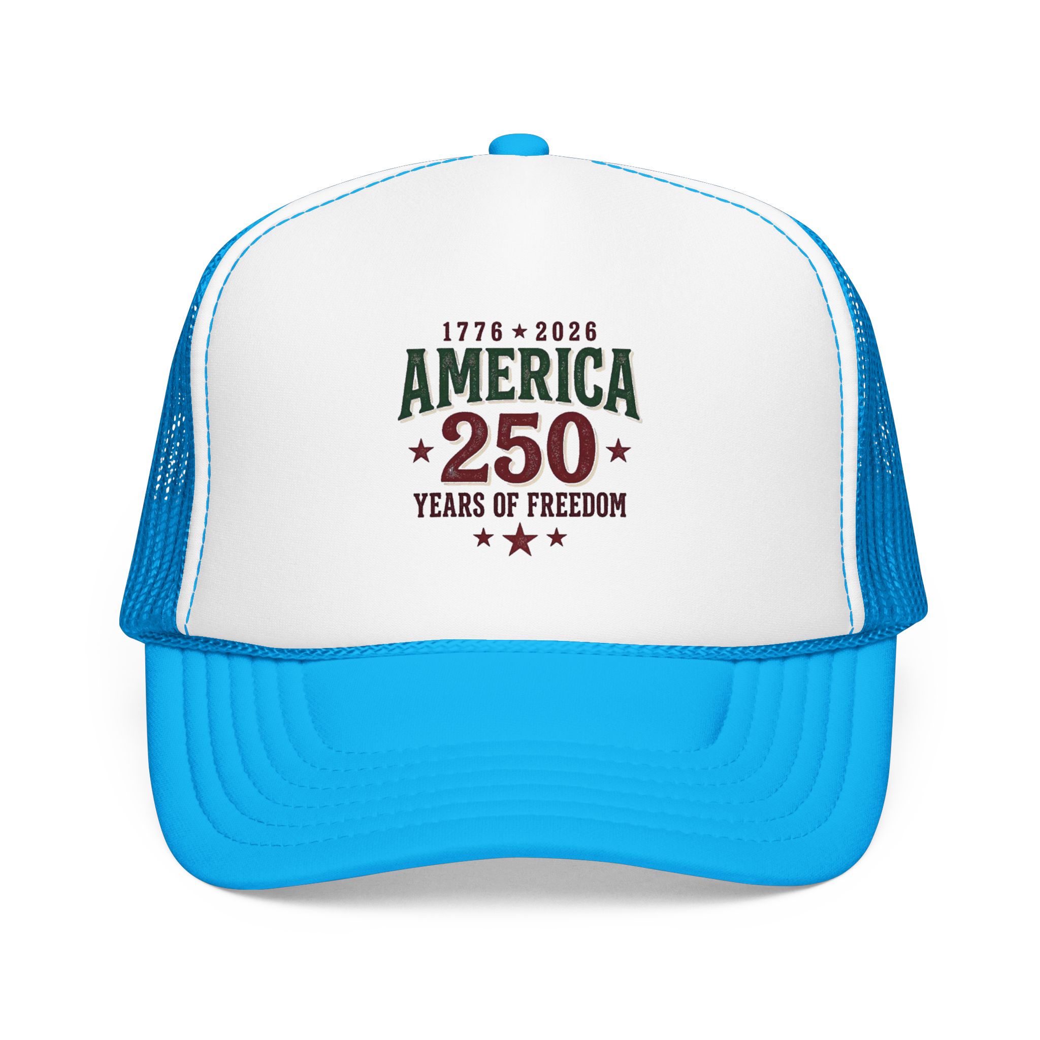 America 250 Foam Trucker Hat | Vintage Patriotic USA Celebration - Görsel 5