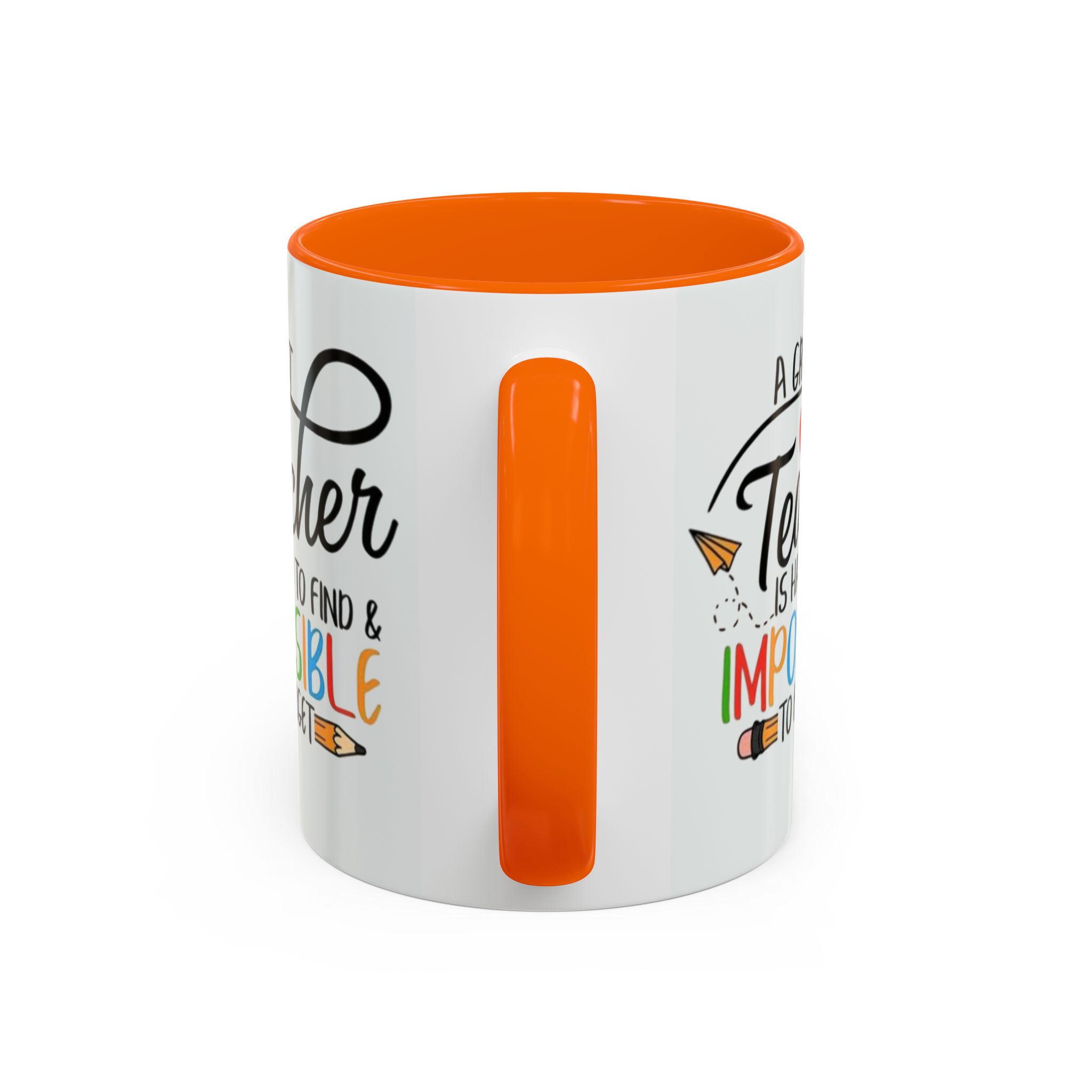 A Great Teacher Is Hard to Find Impossible to Forget Coffee Mug | Accent Mug (11/15oz) - Görsel 24