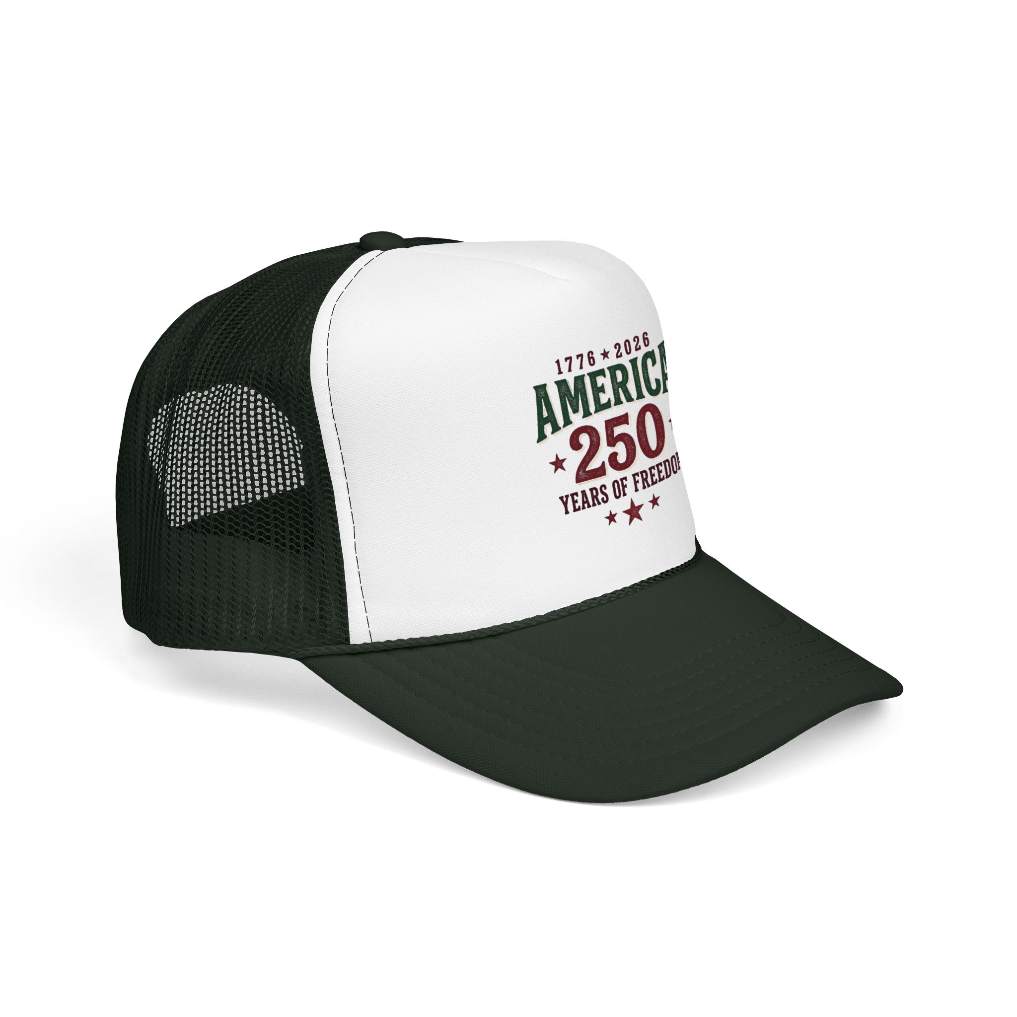 America 250 Foam Trucker Hat | Vintage Patriotic USA Celebration - Görsel 10