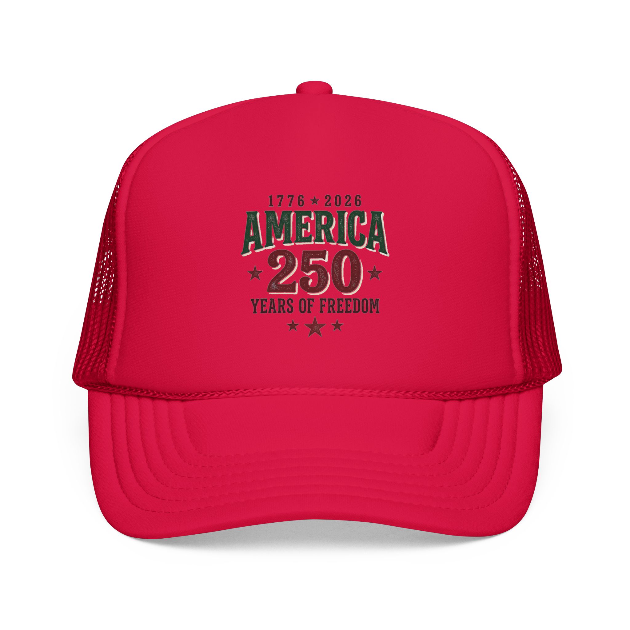 America 250 Foam Trucker Hat | Vintage Patriotic USA Celebration - Görsel 41