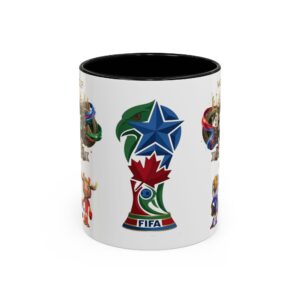 2026 World Cup Emblems and Mascots Mug | Accent Coffee Mug