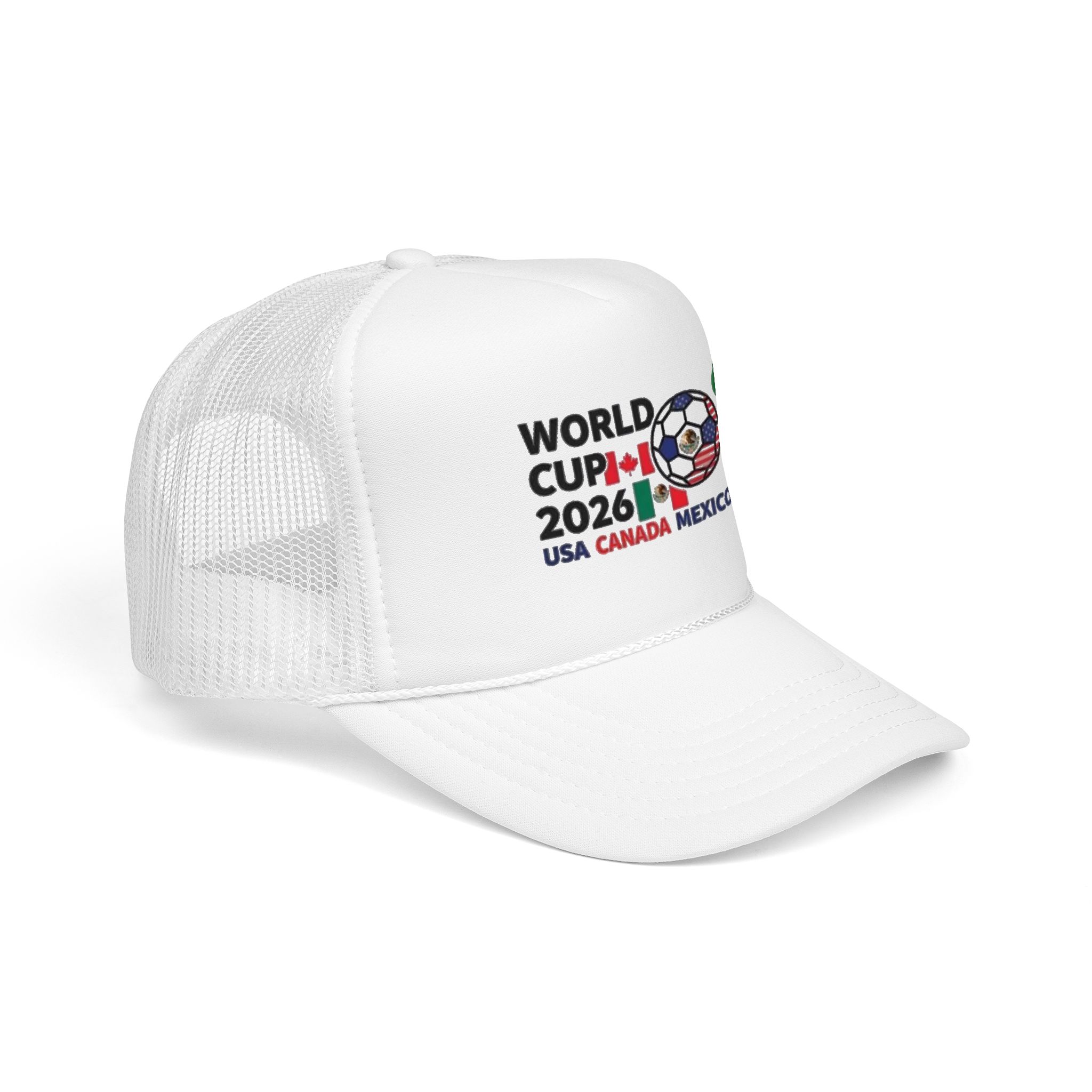 World Cup 2026 Soccer Logo Foam Trucker Hat | USA Canada Mexico - Görsel 38