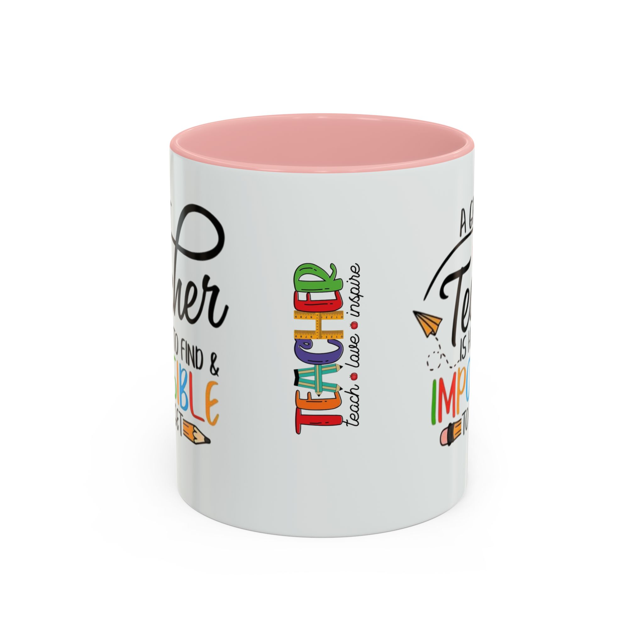 A Great Teacher Is Hard to Find Impossible to Forget Coffee Mug | Accent Mug (11/15oz) - Görsel 9