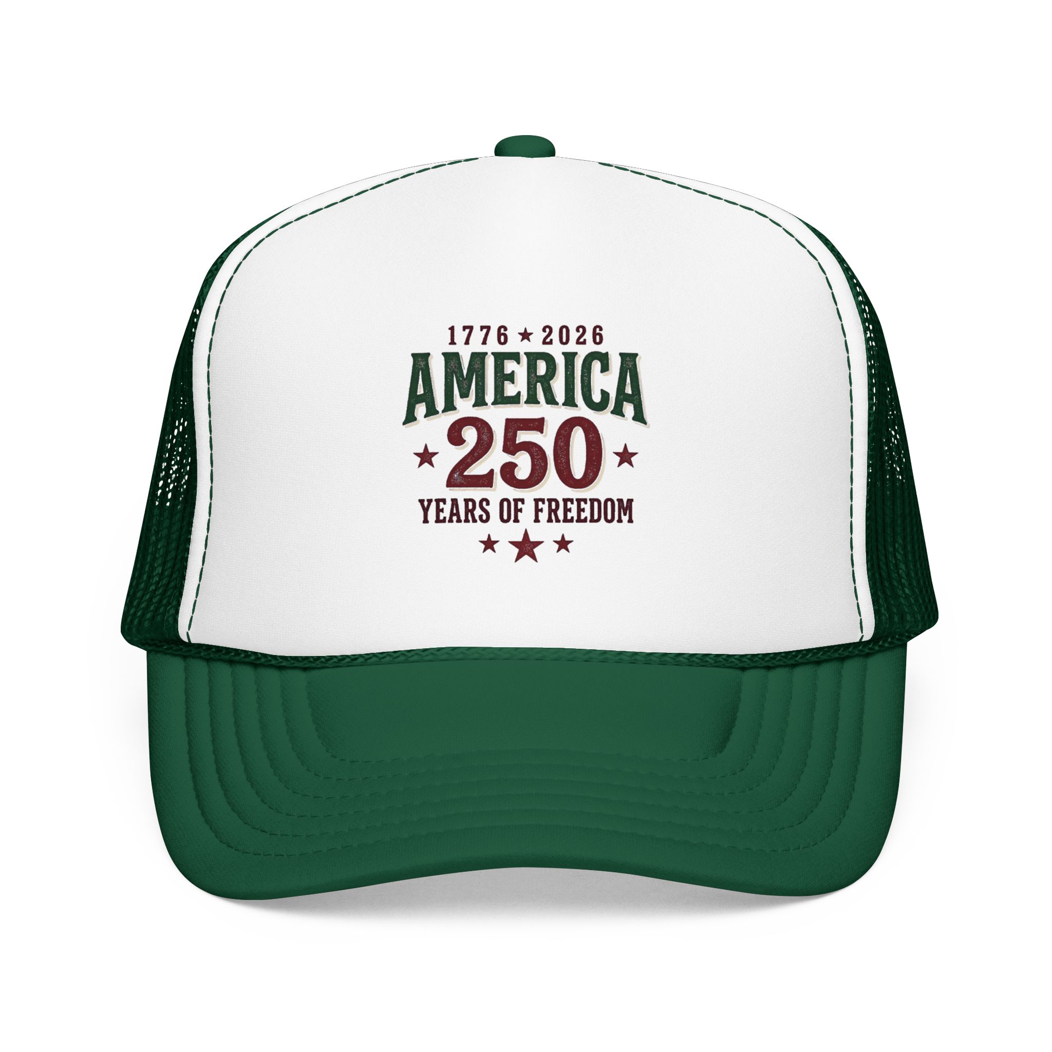 America 250 Foam Trucker Hat | Vintage Patriotic USA Celebration - Görsel 17