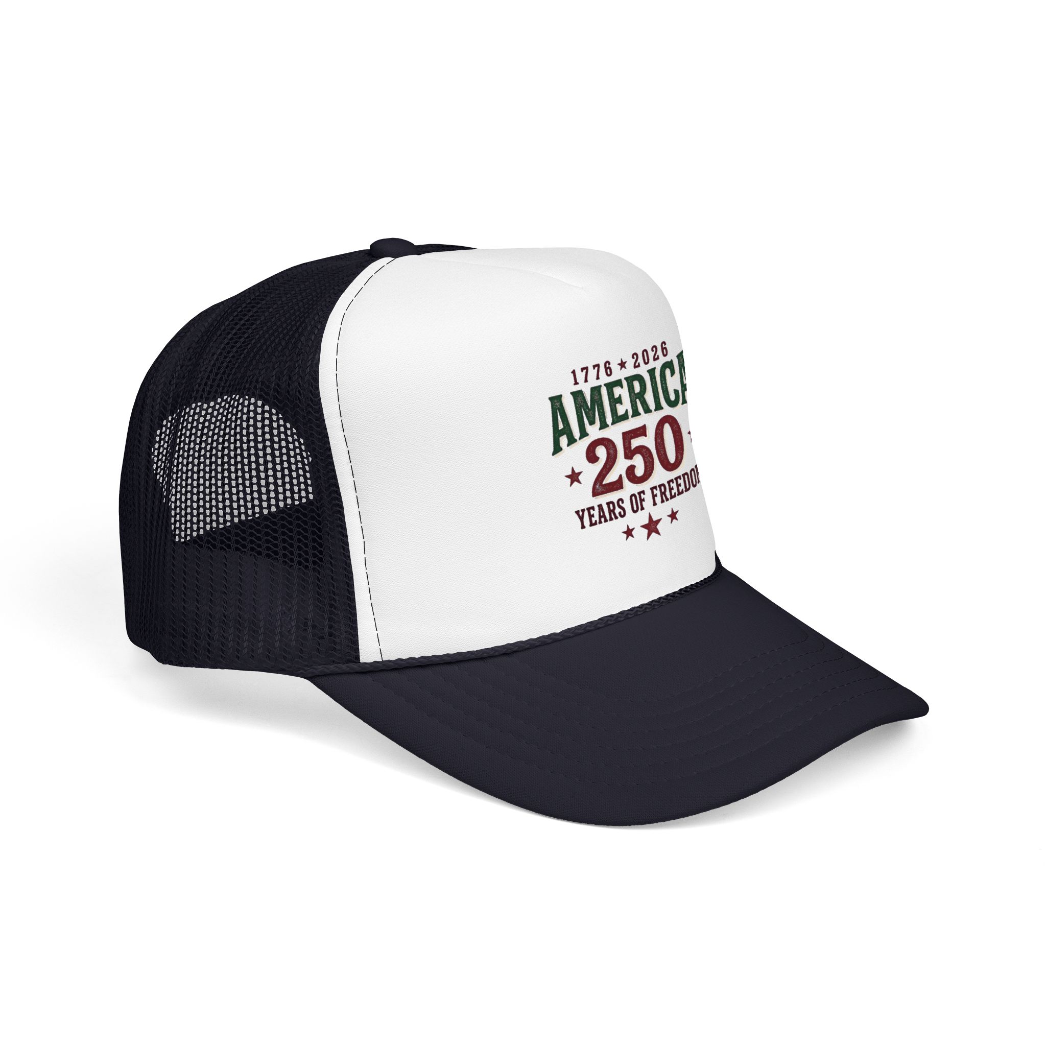 America 250 Foam Trucker Hat | Vintage Patriotic USA Celebration - Görsel 26