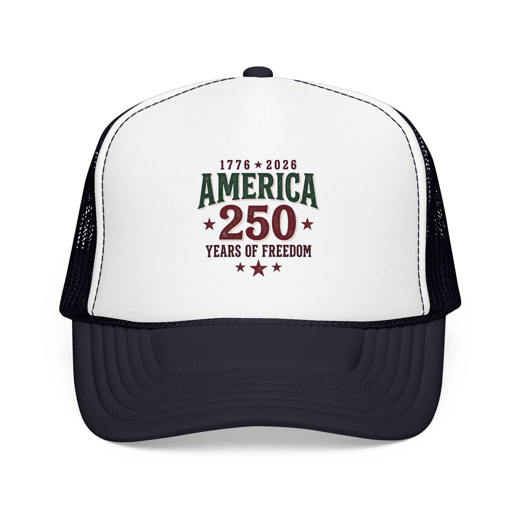 America 250 Foam Trucker Hat | Vintage Patriotic USA Celebration - Görsel 25