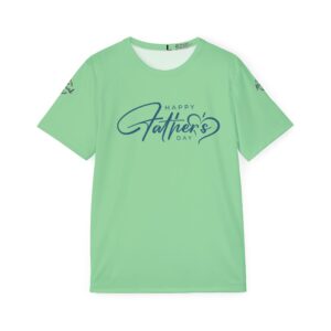 Happy Father's Day script design Men's Sports Jersey | Dad lettering back