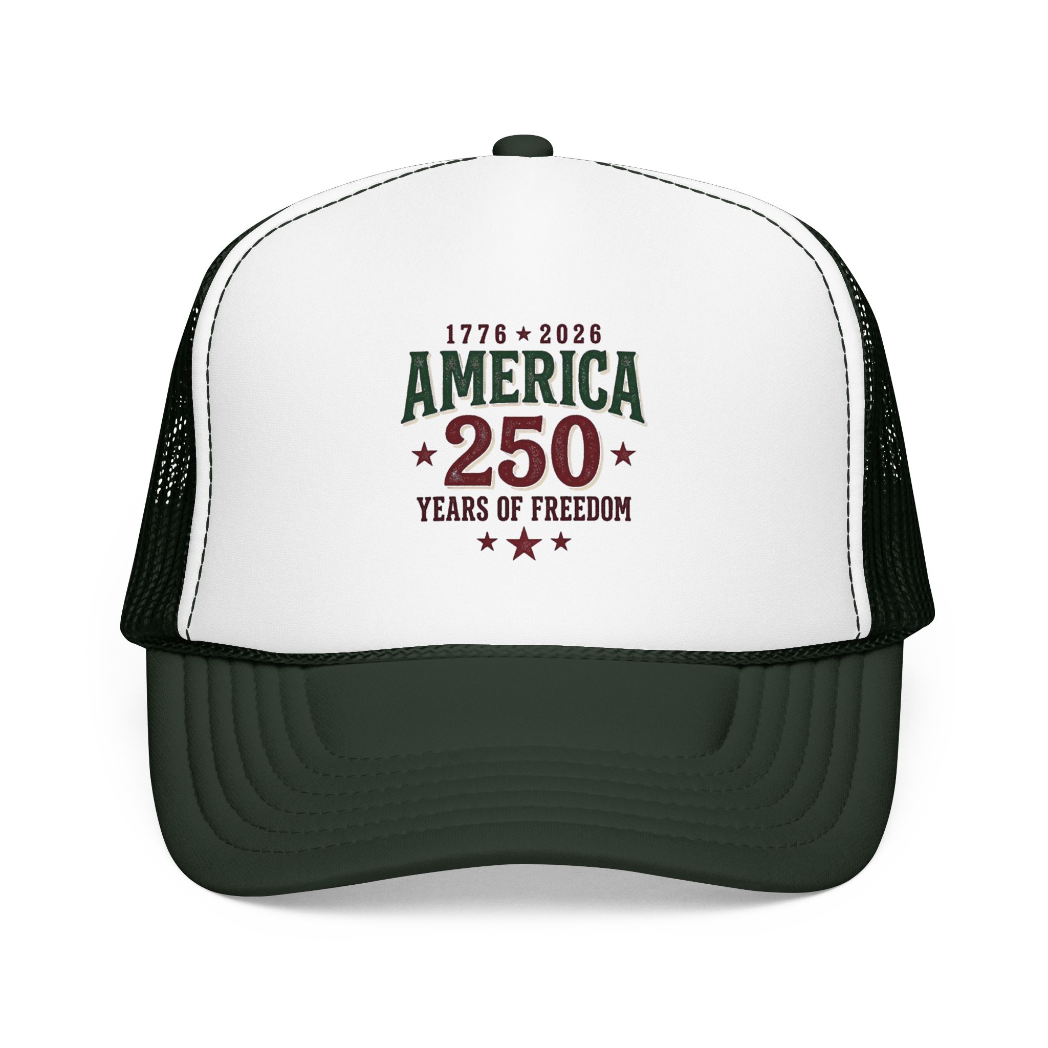 America 250 Foam Trucker Hat | Vintage Patriotic USA Celebration - Görsel 9