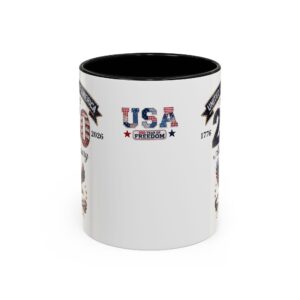 USA 250th Anniversary Eagle Coffee Mug | Patriotic 11oz 15oz Accent Mug