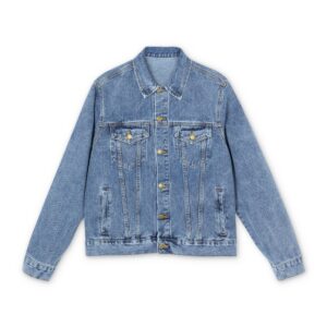 Raiders Skull with Wings motorcycle graphic Denim Jacket | Harley Davidson style