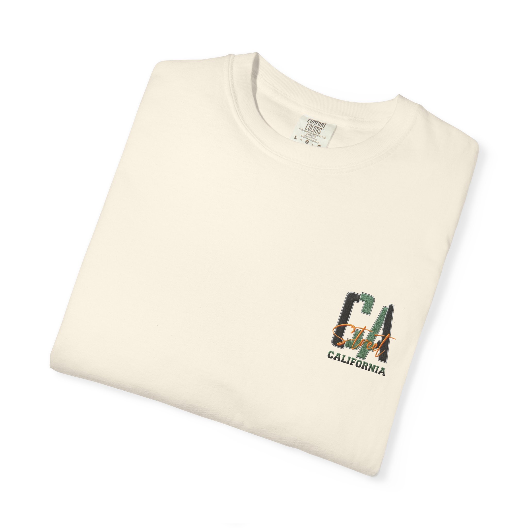 California Beach City graphic T-shirt | CA palm tree surf car design - Görsel 7