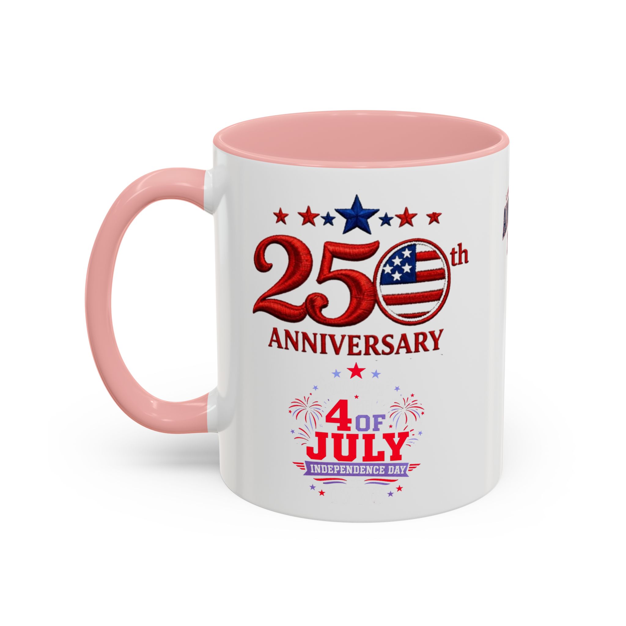 25th Anniversary 4th of July Coffee Mug | American Independence 1776 - Görsel 11