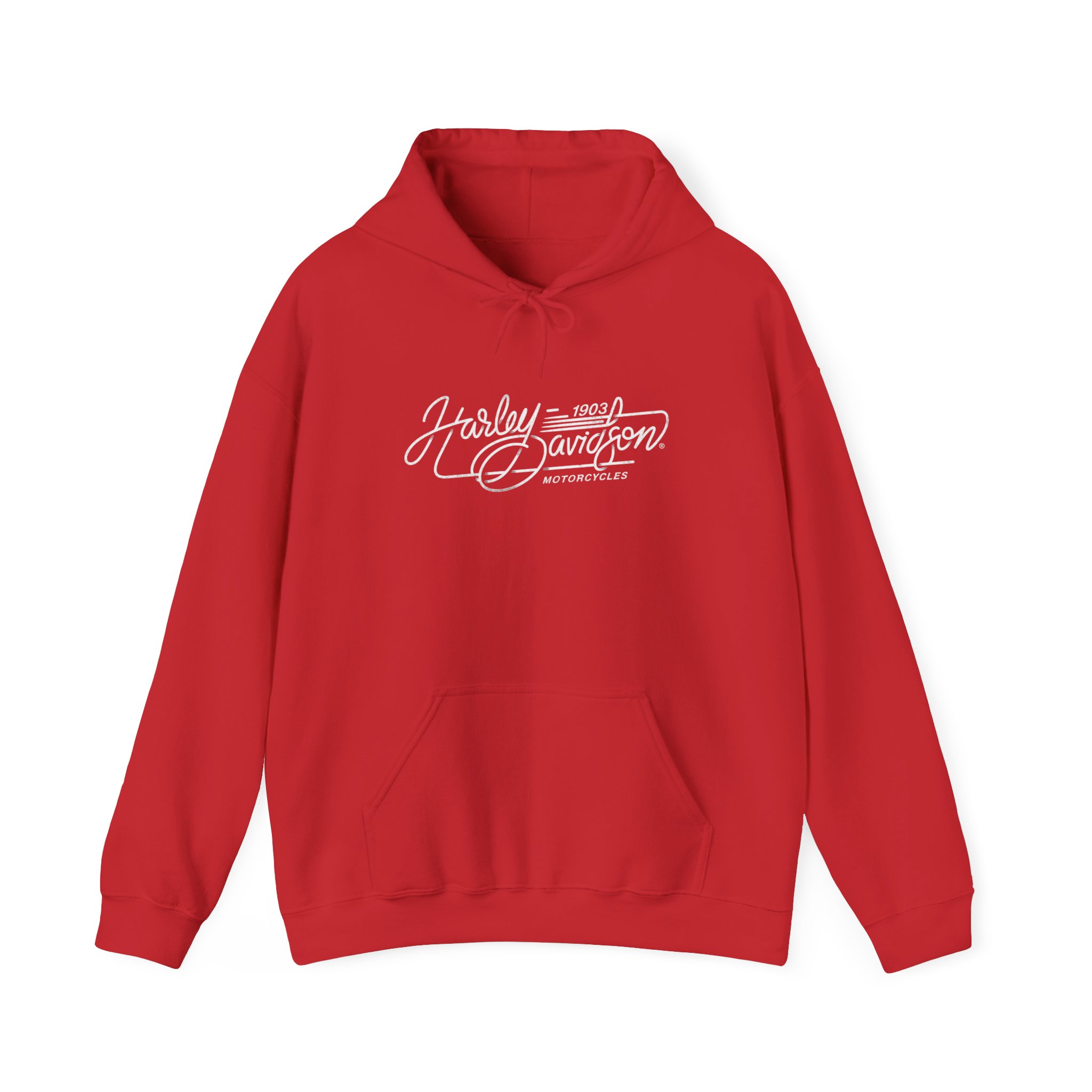 Vintage Motorcycle Hoodie | Harley-Davidson Script Logo - Görsel 25