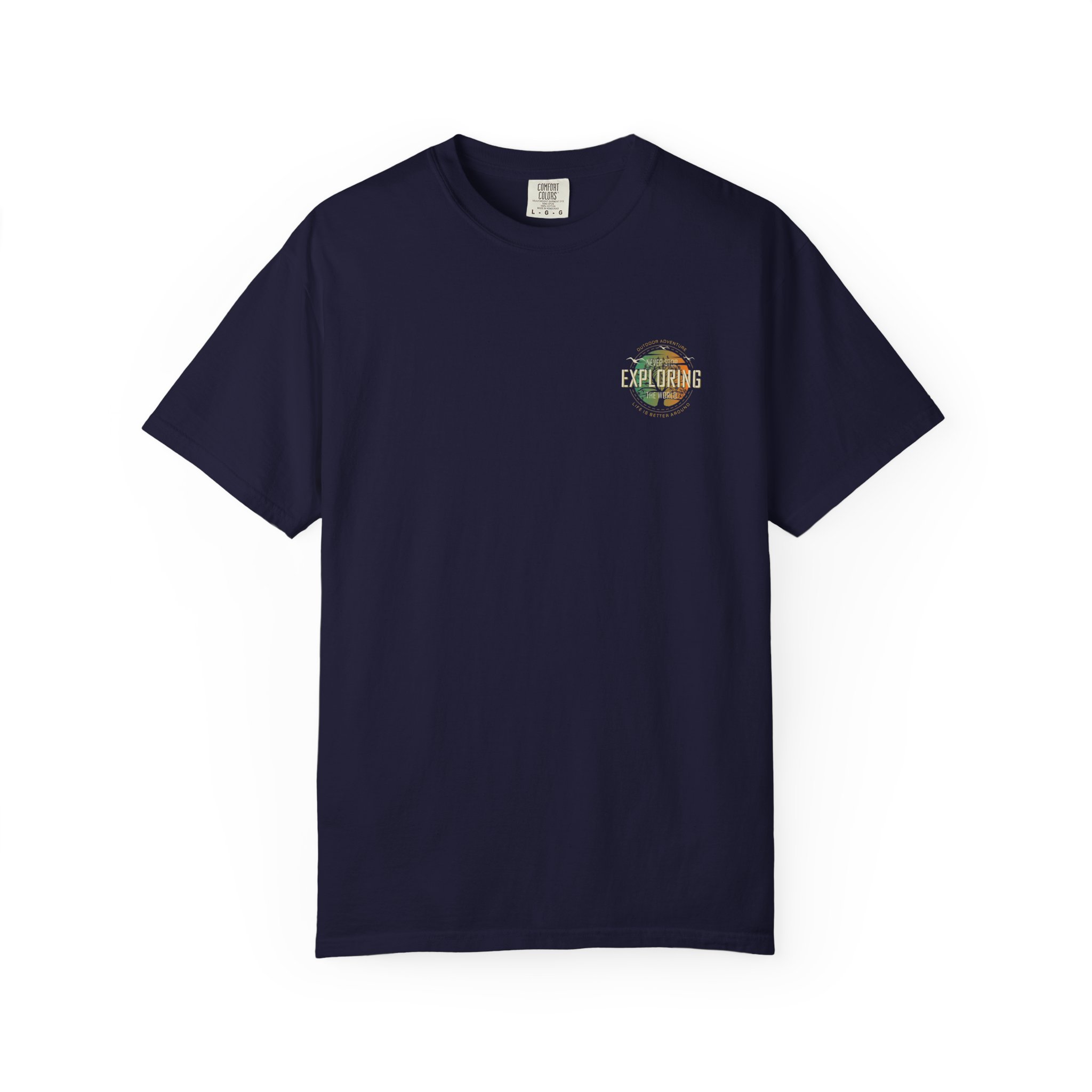 Road Trip Graphic T-shirt | Vintage Camera Collage, Back Print - Görsel 13