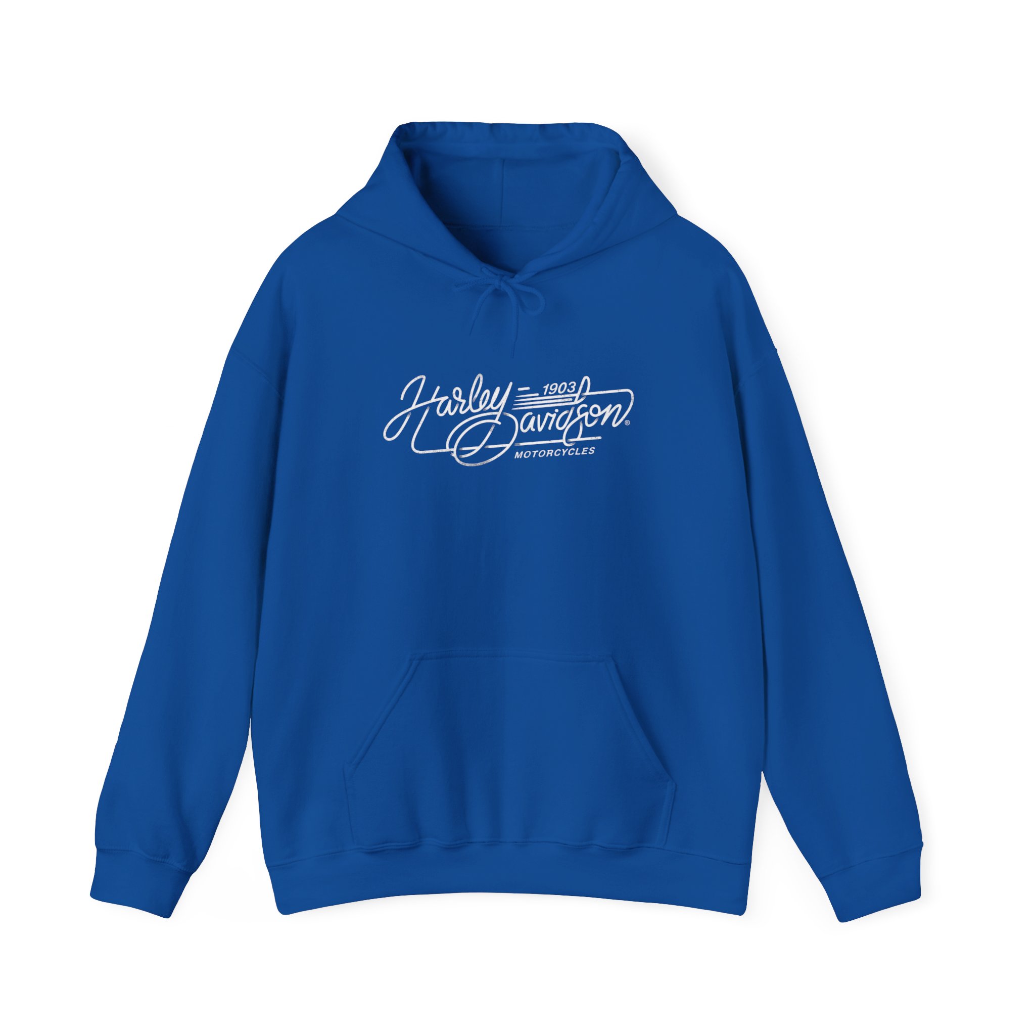 Vintage Motorcycle Hoodie | Harley-Davidson Script Logo - Görsel 17
