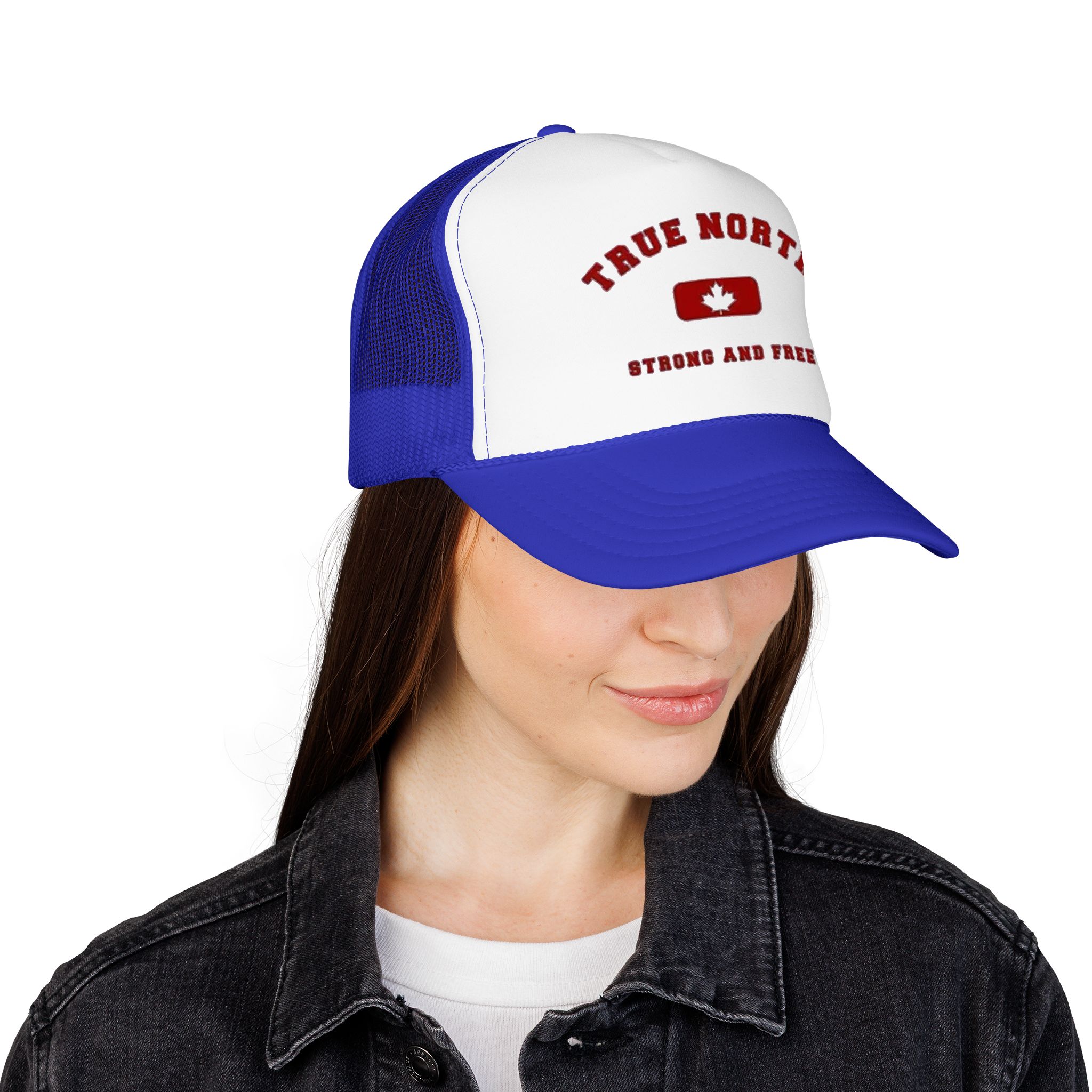 True North maple badge Foam Trucker Hat | Strong and Free Canada - Görsel 20