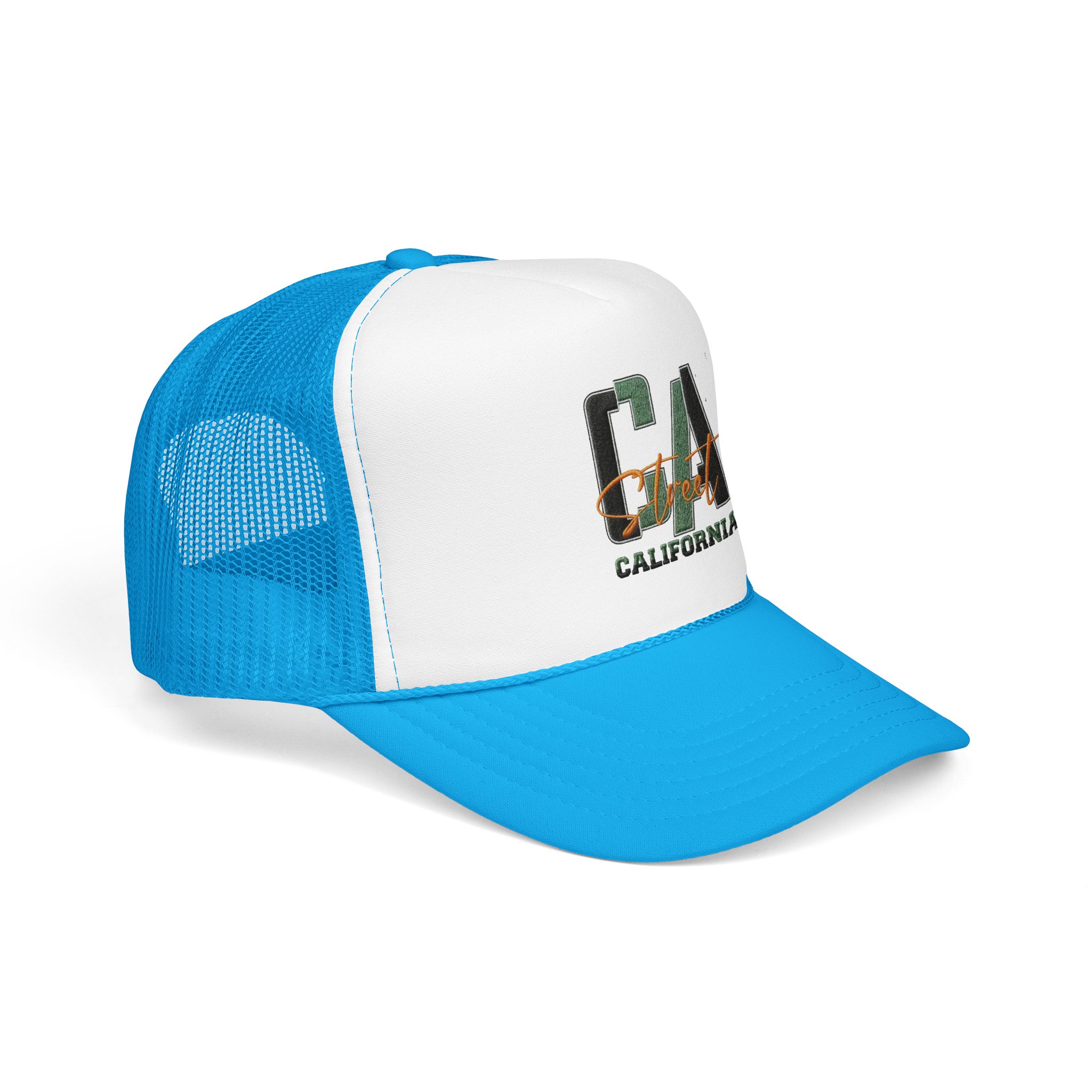 Cali Coast California Trucker Hat | Foam Front Mesh Back - Görsel 6