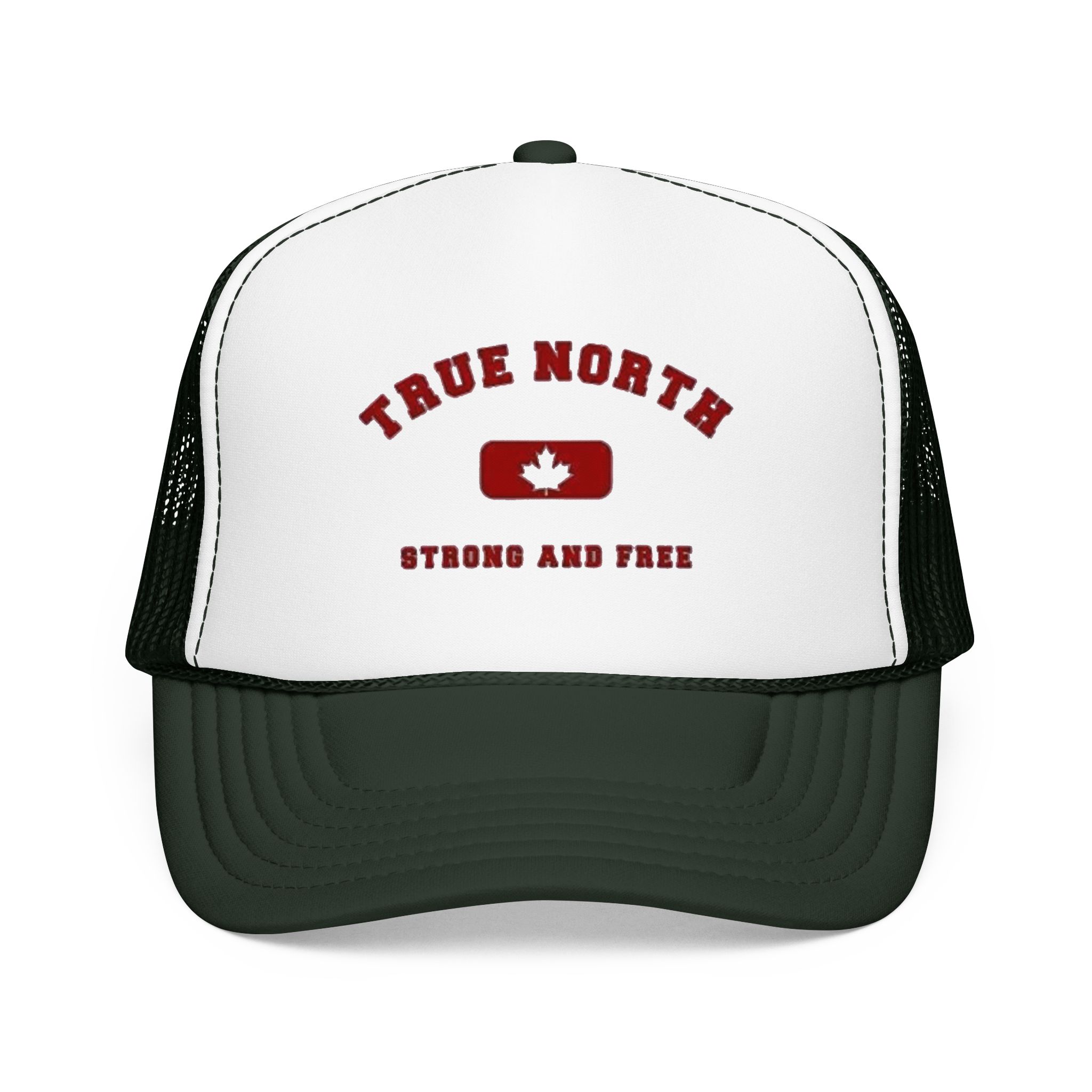 True North maple badge Foam Trucker Hat | Strong and Free Canada - Görsel 5